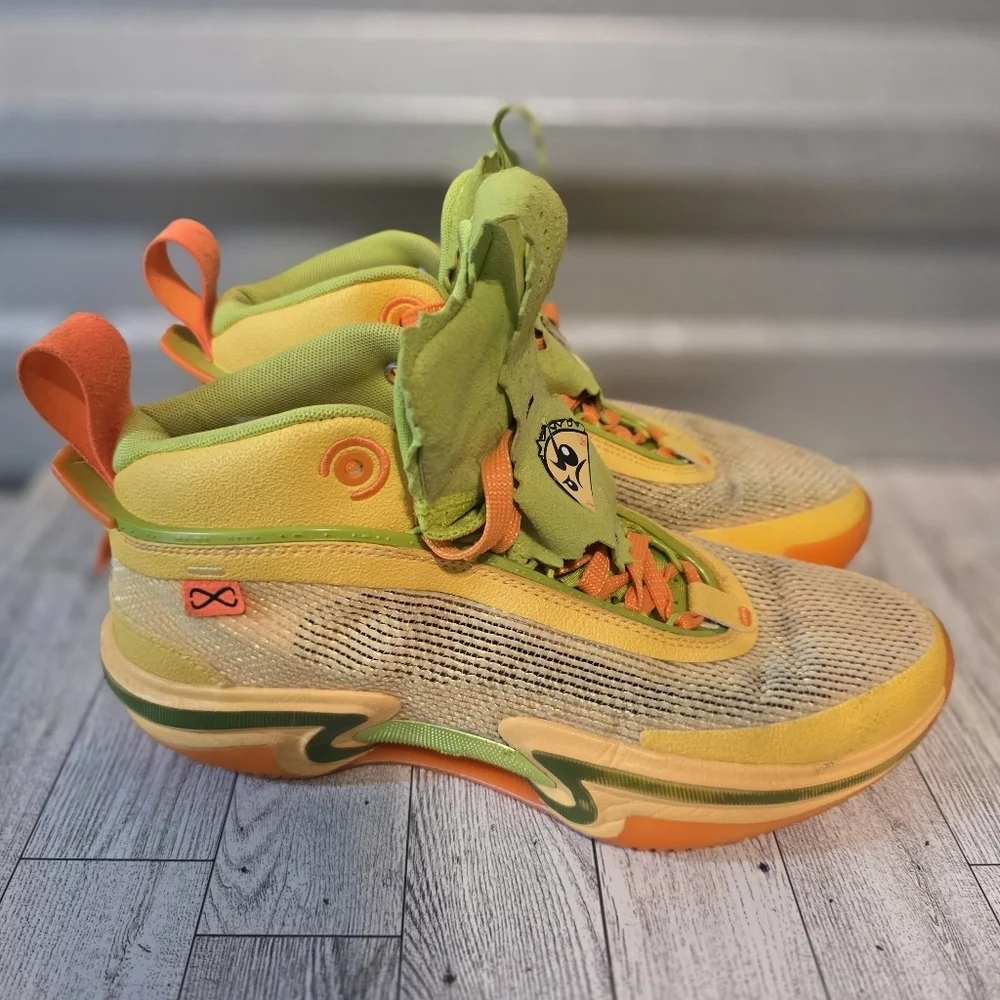 Jordan Taco Jay Sneakers in Yellow and Green